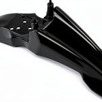 Motorcycle Front Fender Black Polypropylene Modern Style-0