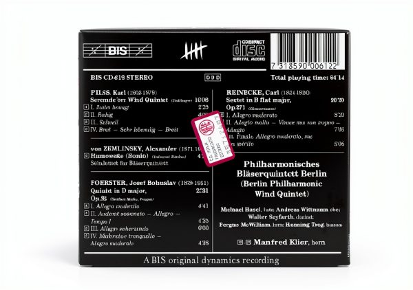 BIS German Classical Quintet CD Vinyl Music-1