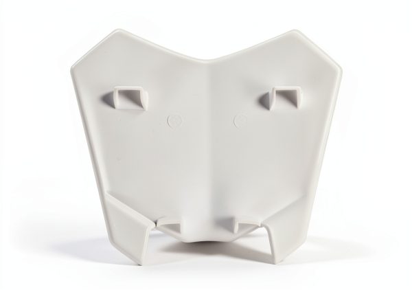 Motorcycle Front Fender Black Polypropylene Modern Style-3