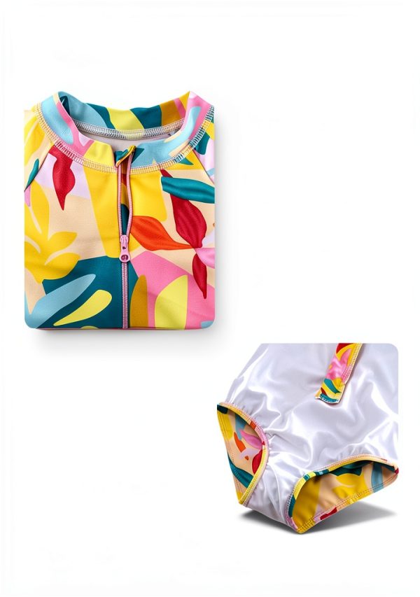 KidStyle Girls Swimsuit UPF50+ Soft Fabric-2
