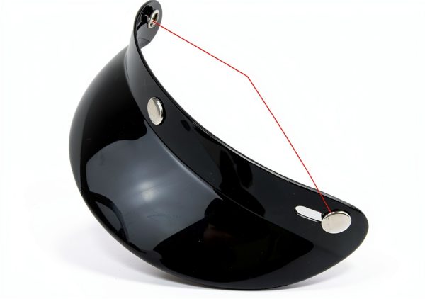 Motorcycling Visor Peak for VCOROS VH350P Helmets-2