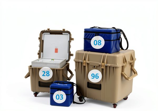 2–8°C Cool Cube 08 Portable Medical Cooler Refrigerator Temp VeriCor VT-08 for Passive Refrigerated Fresh Vaccine Medicine Transport & Storage, Cold Chain Temperature Maintenance Field Pack Out System-6