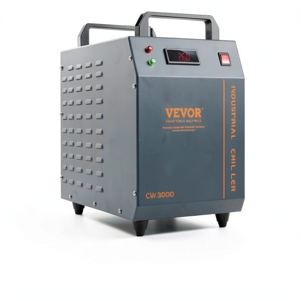 Industrial Water Chiller VEVOR CW-3000 12L Black Freestanding Cooler-6