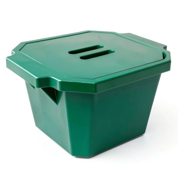 Rectangular Ice Bucket by Globe Scientific Green 4.5L Cooler with Lid-0