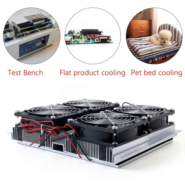 Walfront 240W High Performance Thermoelectric Peltier Cold Plate Cooler with Fan, Black, Electrical Accessories-5