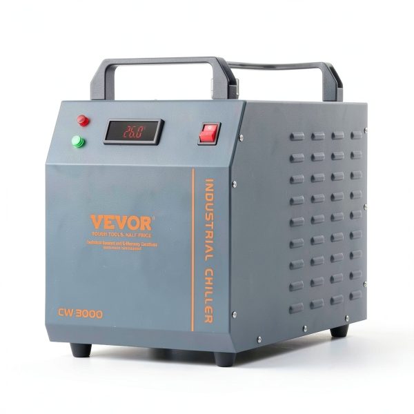 Industrial Water Chiller VEVOR CW-3000 12L Black Freestanding Cooler-7