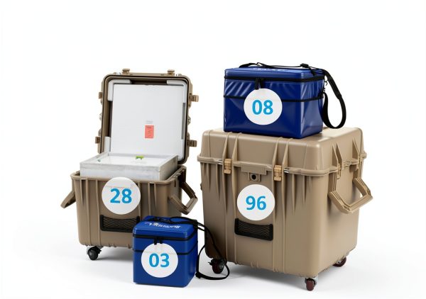 2–8°C Cool Cube 03 Medical Cooler VeriCor 65+hr Hold Blue 11in-6