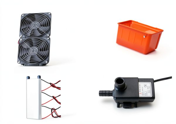 Semiconductor Cooler Hilitand DC 12V 6‑Chip DIY Air Cooling Device-2