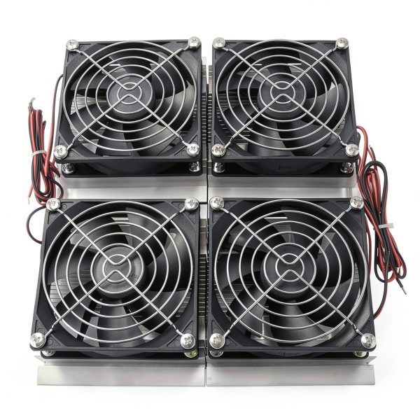 Walfront 240W High Performance Thermoelectric Peltier Cold Plate Cooler with Fan, Black, Electrical Accessories-0