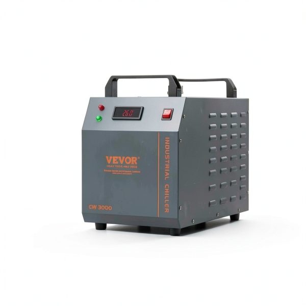 Industrial Water Chiller VEVOR CW-3000 12L Black Freestanding Cooler-1