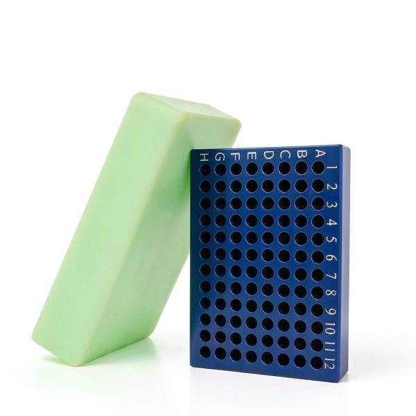 96-Well Aluminum Cooling Block SLIYXTWIO Silicone Sleeve 0.2mL PCR-3
